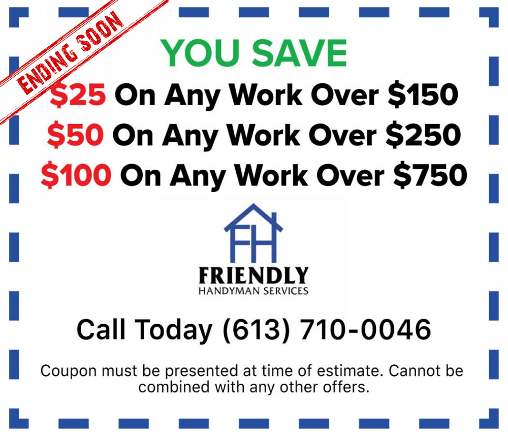 photo of drywall repair and installation special coupon discounts for ottawa residents 